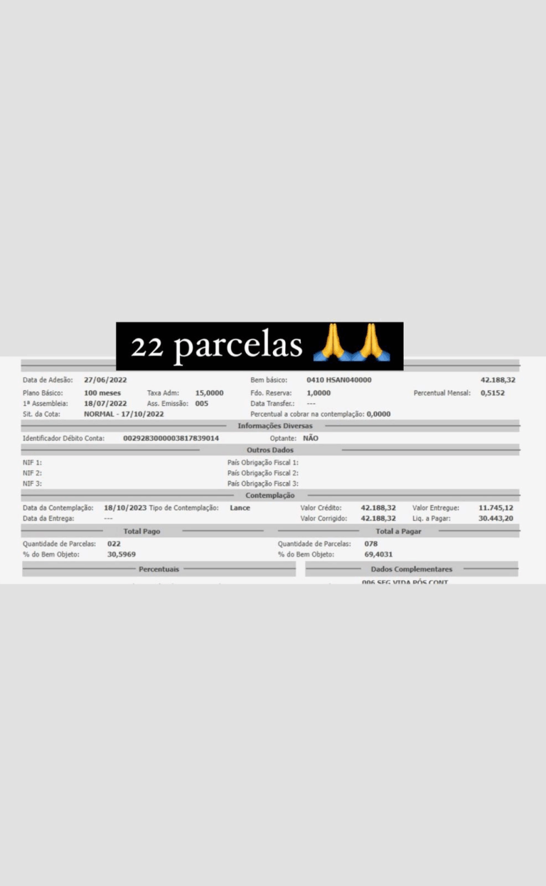 Pagou contemplou e tem mais clientecontemplado da Open!!!
